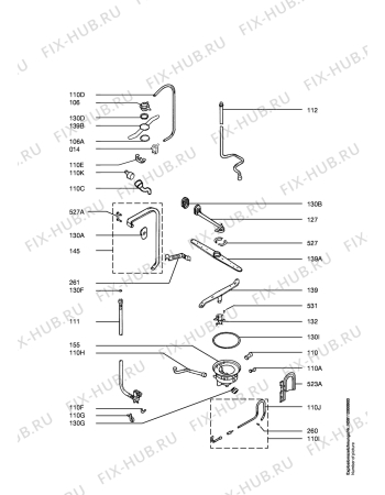 Взрыв-схема посудомоечной машины Aeg FAV80860ID - Схема узла Hydraulic System 272